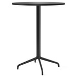 Harbour Footed Base Round Counter/Bar Table - Black / Charcoal