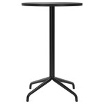 Harbour Footed Base Round Counter/Bar Table - Black / Charcoal