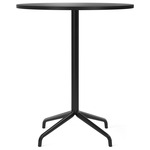 Harbour Footed Base Round Counter/Bar Table - Black / Charcoal