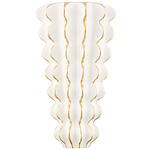 Esperanza Wall Sconce - Gloss White/ Gold