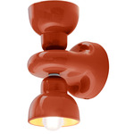 Berimbau Double Wall Sconce - Orange