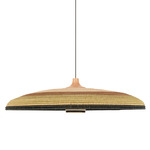 Grass Wide Pendant - Light Wood / Green