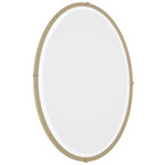 Beveled Oval Mirror - Soft Gold / Mirror