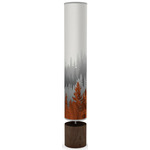 Treescape Column Floor Lamp - Walnut / Black