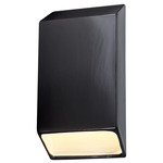 Ambiance 5870 Outdoor Wall Sconce - Gloss Black / Matte White