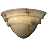LumenAria Classic Wall Sconce - Faux Alabaster