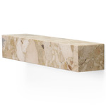 Marble Plinth Shelf - Kunis Breccia Sand