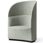 Tearoom High Back Lounge Chair - Black / Safire 006