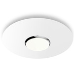 Sky Dome Wall/Ceiling Light - Polished Aluminum / White