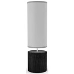 Spin Table Lamp - Ebony / Light Grey