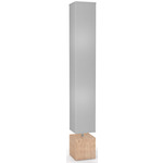 Flaca Floor Lamp - Natural / Light Grey