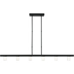 Esfera Linear Pendant - Nightshade Black / Crystal