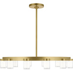 Esfera Chandelier - Natural Brass / Crystal