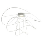 Hoops Ceiling Light - White