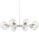 Boudreaux Pendant - Matte White / Clear