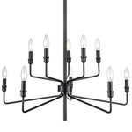 Saginaw Chandelier - Matte Black