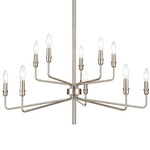 Saginaw Chandelier - Satin Nickel