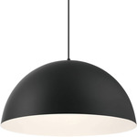 Laverton Pendant - Black / Black / White