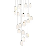 Paget Chandelier - Chrome / Clear