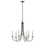 Simple Sweep Chandelier - Oil Rubbed Bronze