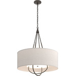 Loop Pendant - Oil Rubbed Bronze / Flax