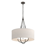 Loop Pendant - Oil Rubbed Bronze / Flax