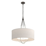 Loop Pendant - Oil Rubbed Bronze / Flax