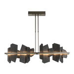 Ardesia Linear Pendant - Oil Rubbed Bronze / Vermont Slate