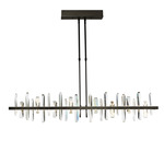 Solitude Large Linear Pendant - Oil Rubbed Bronze / Crystal