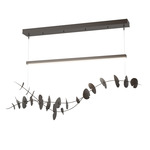 Lily Linear Pendant - Oil Rubbed Bronze / Natural Iron