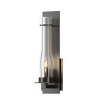 New Town Wall Sconce - Oil Rubbed Bronze / Seeded Clear