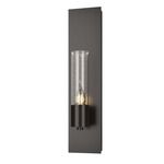 Pillar Wall Sconce - Oil Rubbed Bronze / Seeded Clear