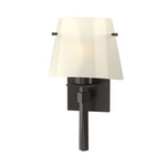 Beacon Hall Glass Cone Wall Sconce - Oil Rubbed Bronze / Ivory Art