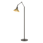 Henry Floor Lamp - Dark Smoke / Modern Brass