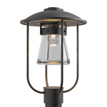 Erlenmeyer Outdoor Post Light - Coastal Oil Rubbed Bronze / Clear