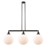 Beacon 213 / 214 Linear Pendant - Oil Rubbed Bronze / Matte White