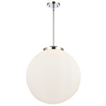 Beacon 221 Pendant - Polished Chrome / Matte White