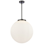 Beacon 221 Chandelier - Matte Black / Matte White