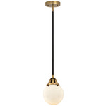 Beacon 288 Pendant - Black / Antique Brass / Matte White