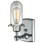 Kingsbury 516 Wall Sconce - Polished Chrome / Clear