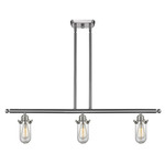 Kingsbury 516 Linear Pendant - Brushed Satin Nickel / Clear