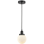 Beacon 616 Pendant - Matte Black / Matte White