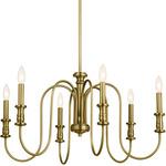 Karthe Chandelier - Natural Brass