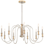 Karthe Chandelier - Brushed Nickel