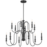 Karthe Chandelier - Black