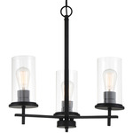 Haisley Chandelier - Coal / Clear