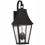 Chateau Grande Outdoor Wall Sconce - Sand Coal / Clear