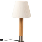 Basica M1 Table Lamp - Nickel / Natural Ribbon