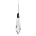 Marquis Pendant - Black / Clear