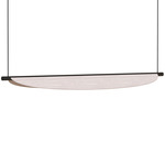 Thula Linear Pendant - Sand Black / White Oak